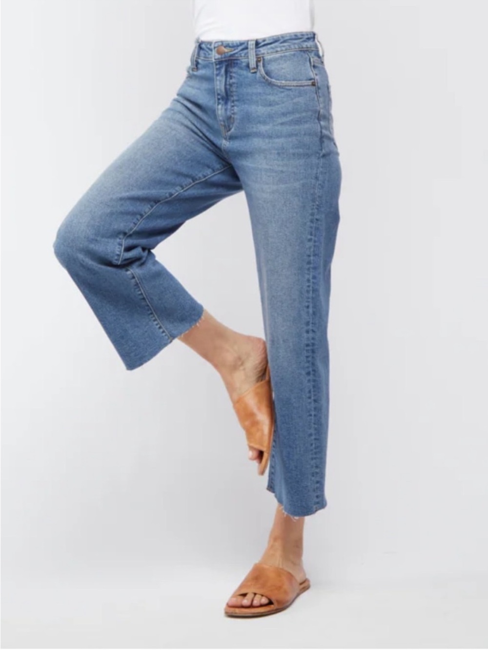 Oliver Logan Aberdeen Wide Leg Jean in Vintage Worn 25P